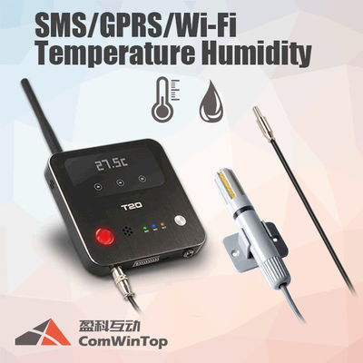 中国 3G 4G GSM SMS Wifi GPRSの温度モニタリングの湿気のデータ ロガー12Vは最高を入れました サプライヤー