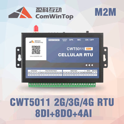 中国 CWT5111 8Di 8Do 4Ai任意3G 4Gの産業SMS GSM RTUのコントローラー警報 サプライヤー
